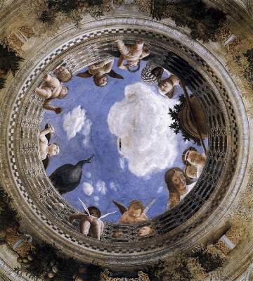 Mantegna, Soffitto degli Sposi